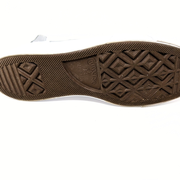 Converse Chuck 70 Plus High Top Silver White Sneakers with Box - Picture 3 of 6